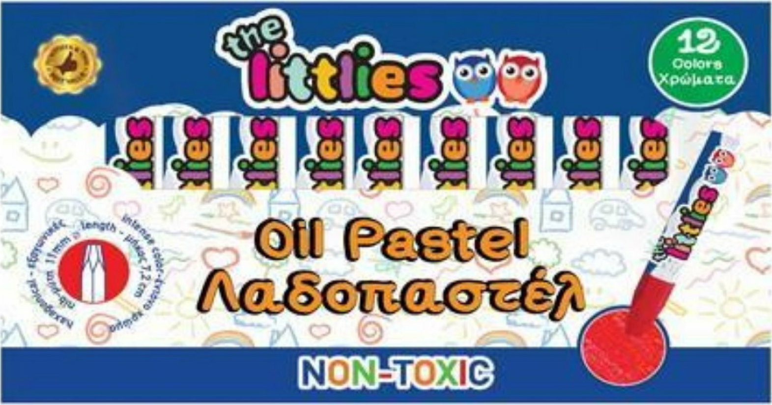 The Littlies- Non toxic Oil Pastel