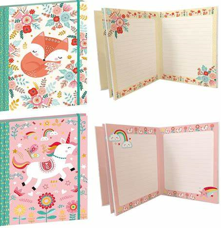 Hachette - Notebook- White, Pink