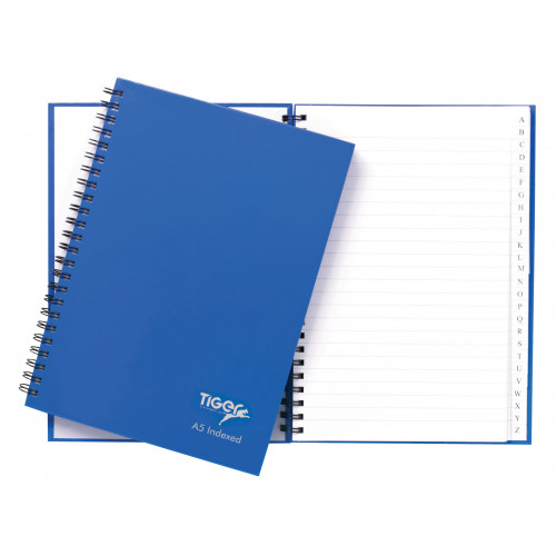 Tiger- A5 Indexed Notebook